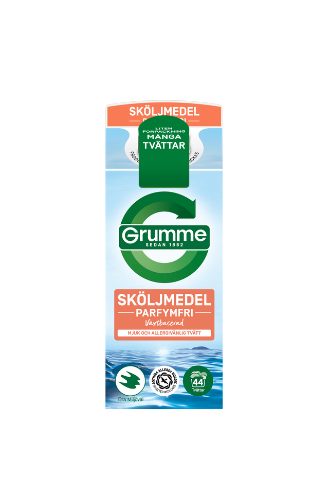 Grumme sköljmedel parfymfri