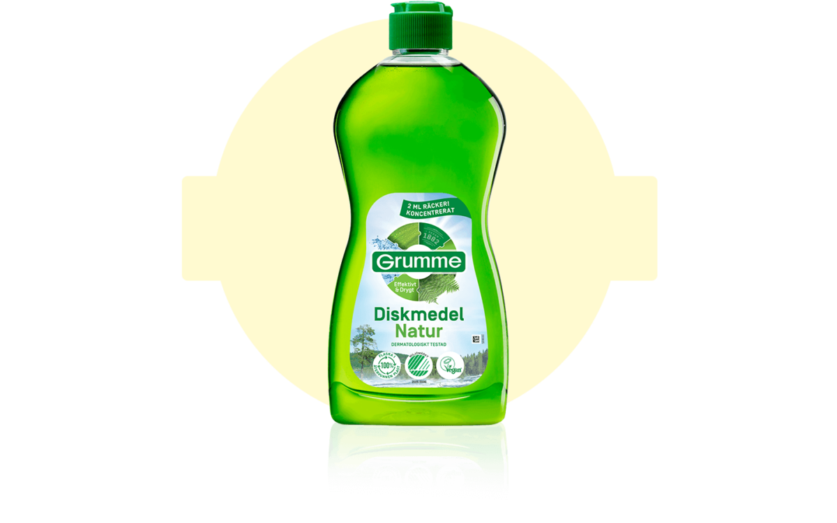 Grummes handdiskmedel i flaska