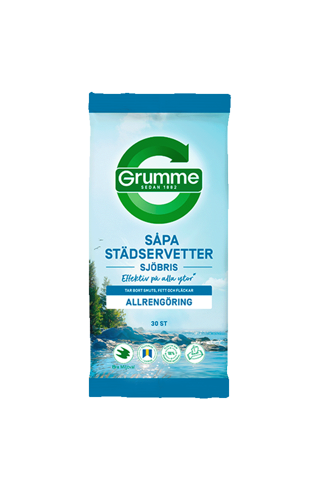 Grumme såpa städservetter