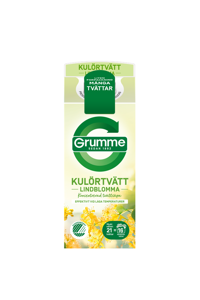 Grumme tvättmedel lindblomma