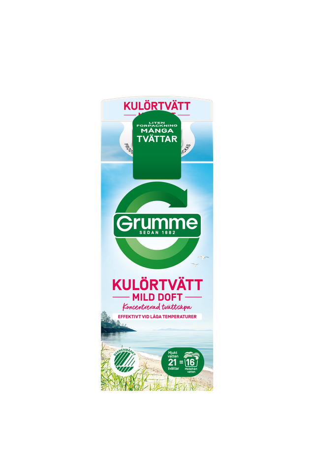 Grumme tvättmedel kulörtvätt