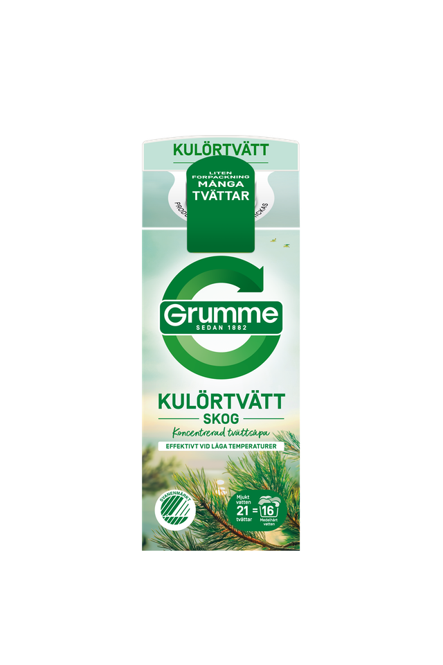 Grumme tvättmedel skog