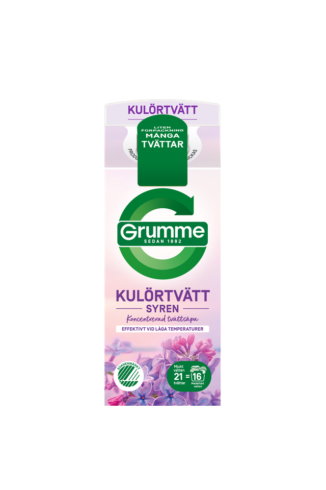 Grumme tvättmedel syren