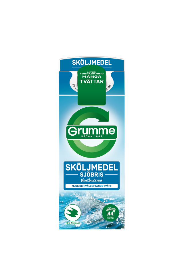 Grumme sköljmedel sjöbris i kartong